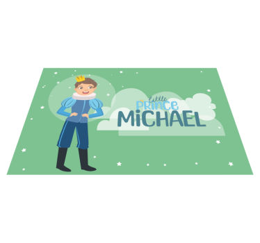Tischset mit Namen der kleine Prinz - TenStickers