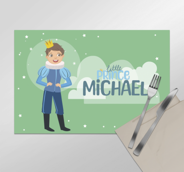 Tischset mit Namen der kleine Prinz - TenStickers