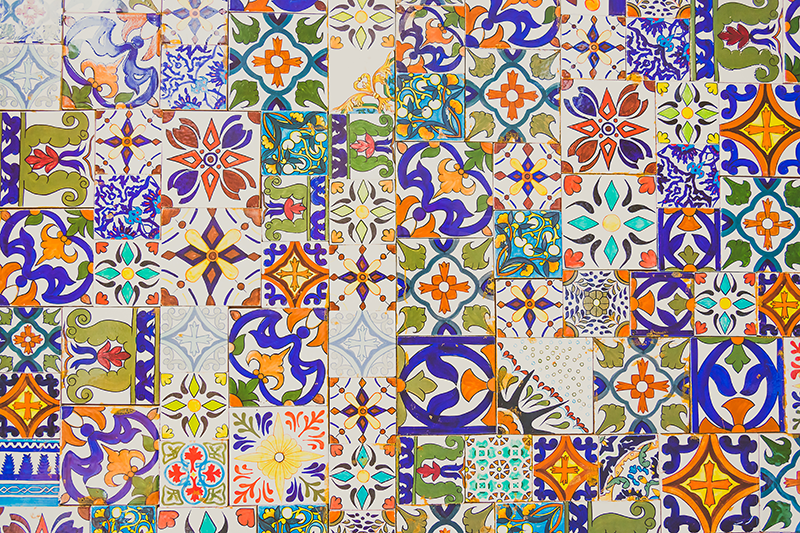 Tischsets originell marokkanische hydraulik - TenStickers