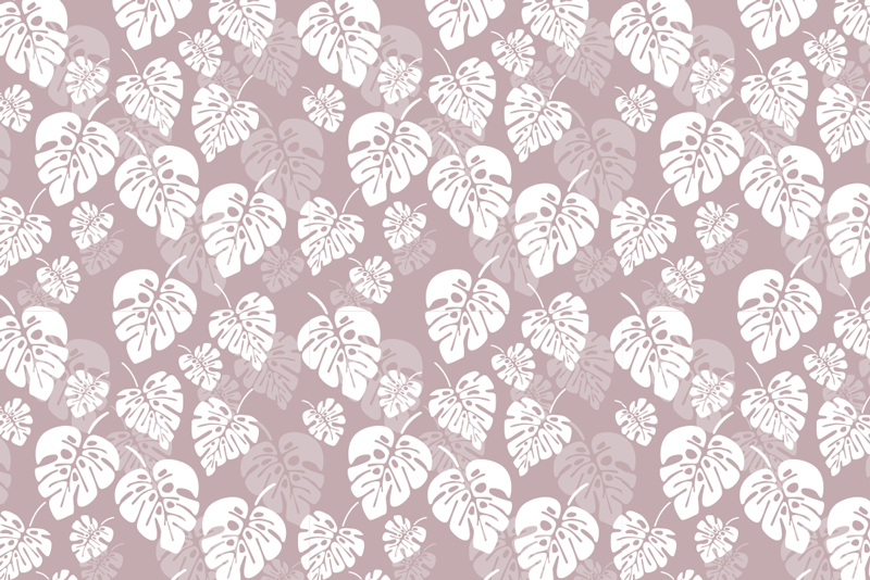 Tischset textur im tropischen blätterdesign - TenStickers