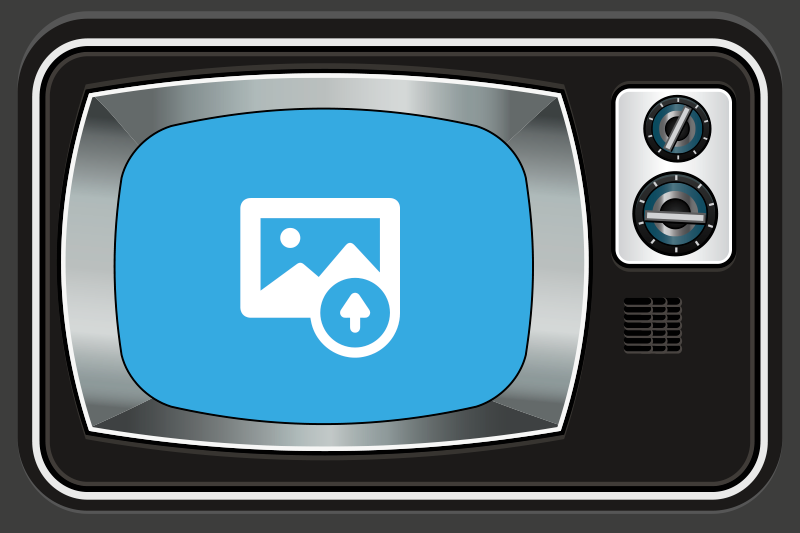 Tischsets originell Tv anpassbares foto - TenStickers