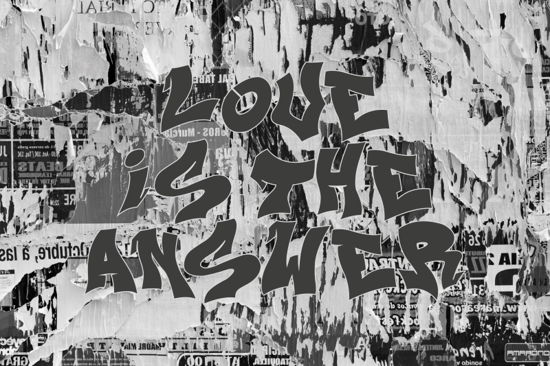 Platzset spruch mit kraftvoller botschaft - TenStickers