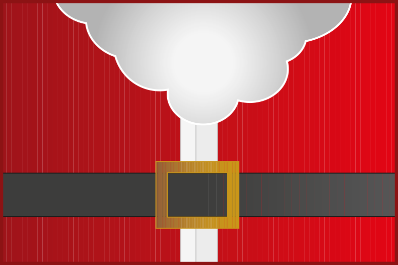 Tischset weihnachten im santa claus design - TenStickers