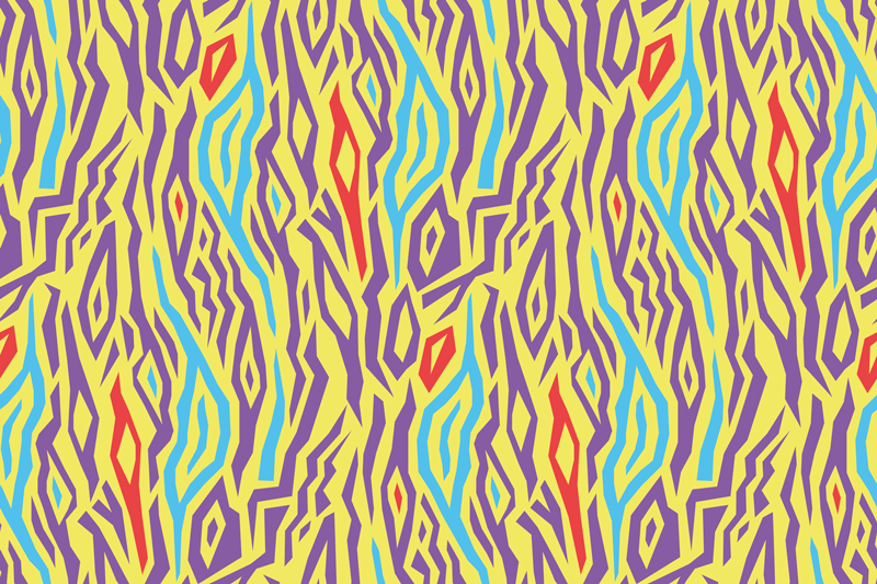 Tischset textur buntes abstraktes muster - TenStickers