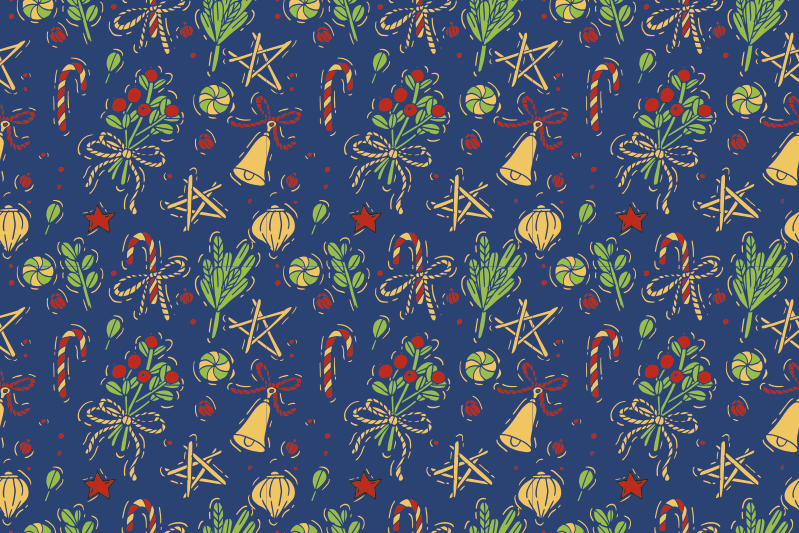 Tischset weihnachten für festliche tischdekoration - TenStickers