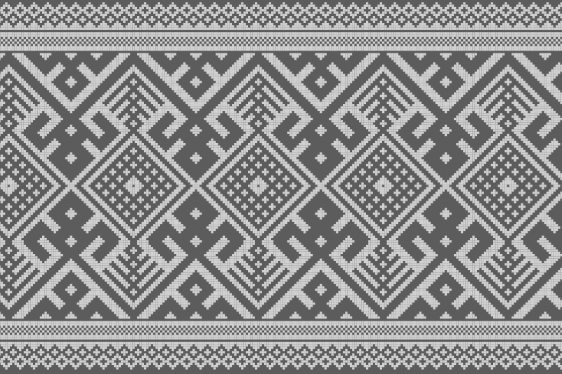 Tischset textur geometrisches muster tischgedeck - TenStickers