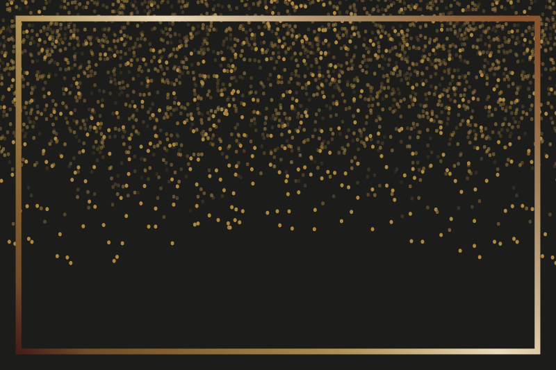 Tischset elegant in elegantem schwarzem glitzer - TenStickers