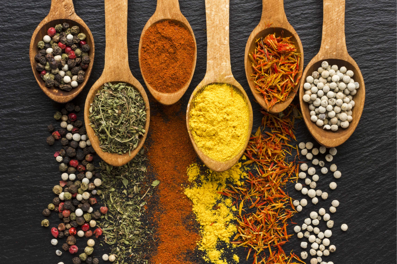 Tischsets originell waffeln und gewürze - TenStickers