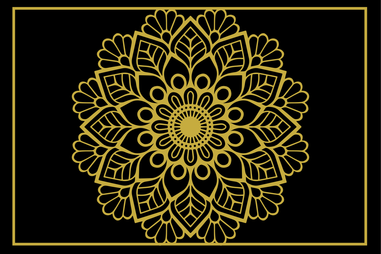 Tischset elegant mit anmutigem botanischen motiv - TenStickers