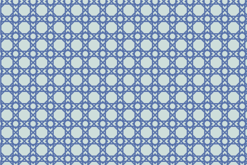 Tischset textur elegantes blaues muster - TenStickers