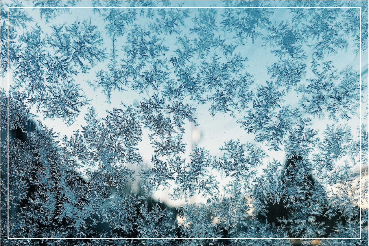 Tischset textur mit frosted ice muster - TenStickers