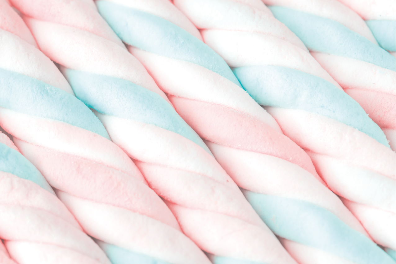 Tischsets originell in zuckerwatte-optik - TenStickers