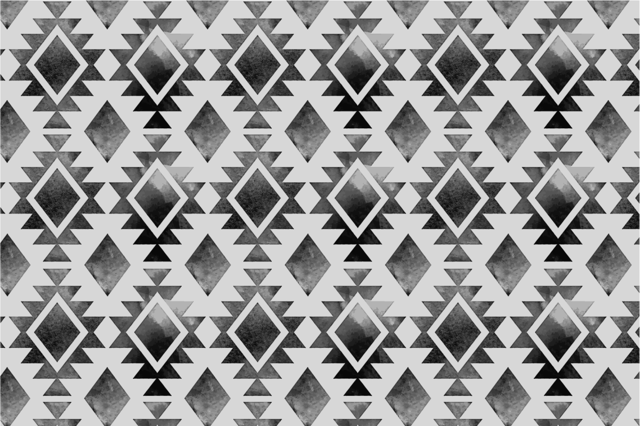 Tischset textur geometrisches monochromes muster - TenStickers