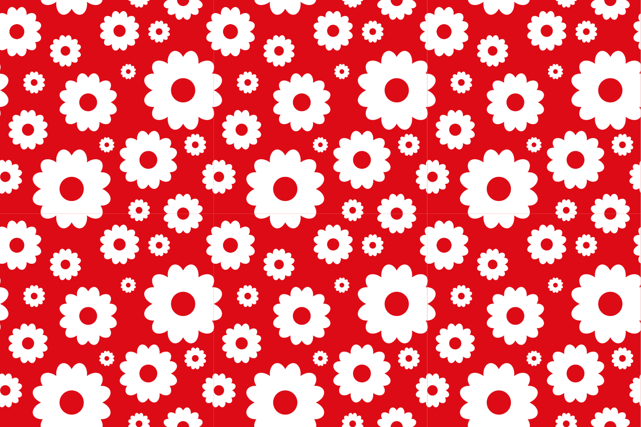 Tischsets originell botanisches drucken arrangement - TenStickers