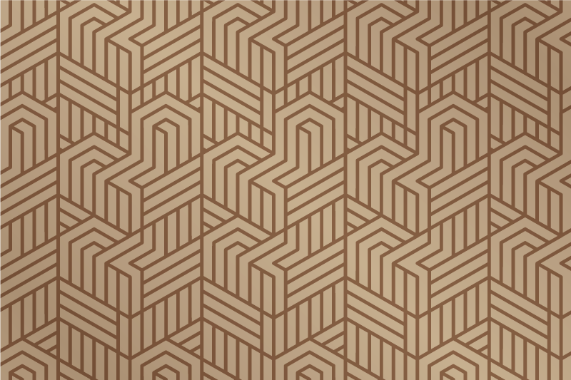 Tischset modern mit geometrischer strukturoberfläche - TenStickers