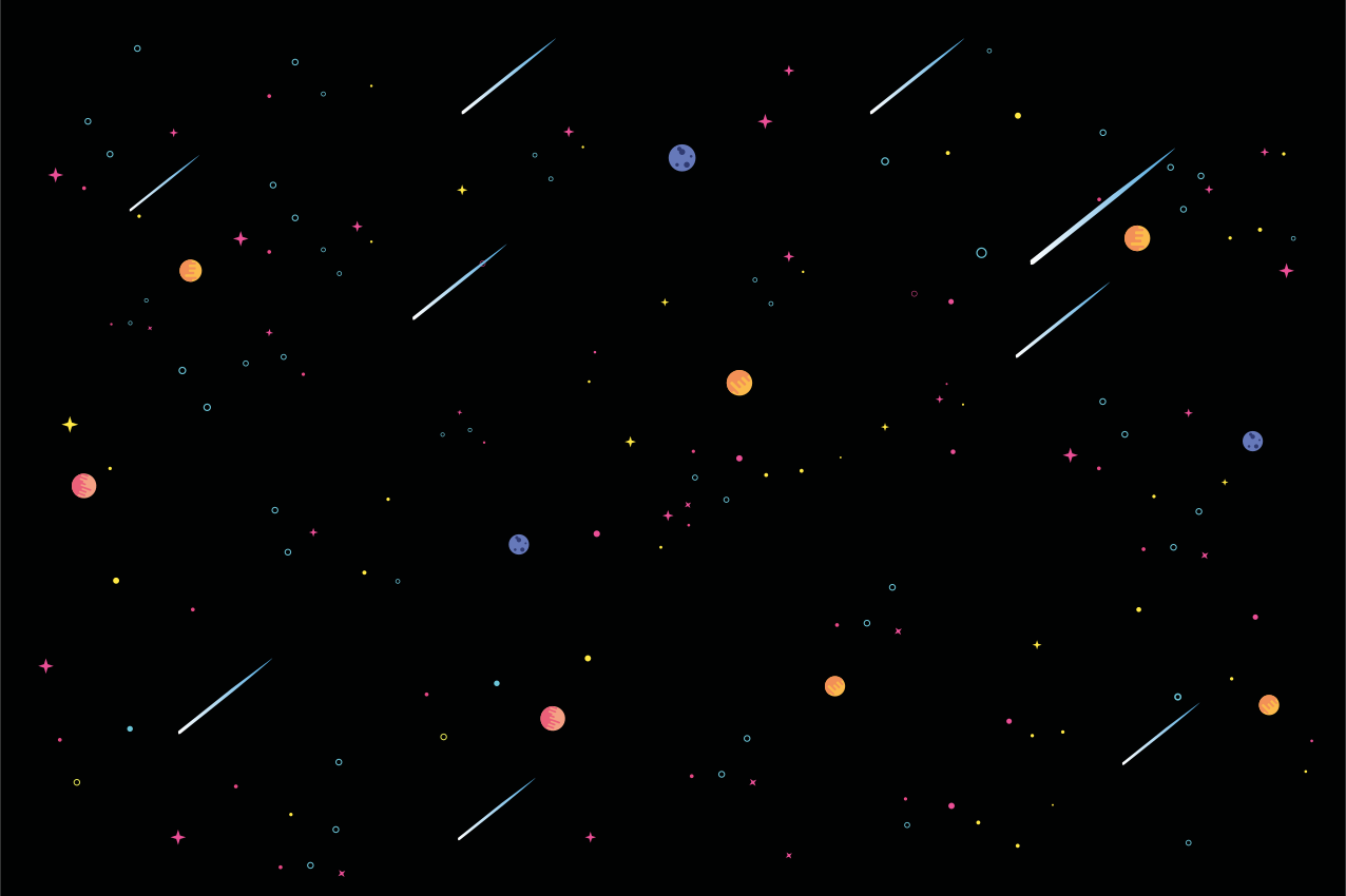 Tischset kinder weltraum-themenessen - TenStickers