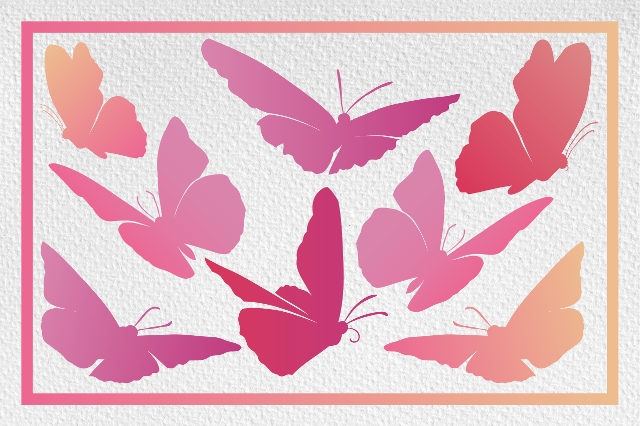 Tischset kinder mit lebhaftem schmetterlingssymbol - TenStickers