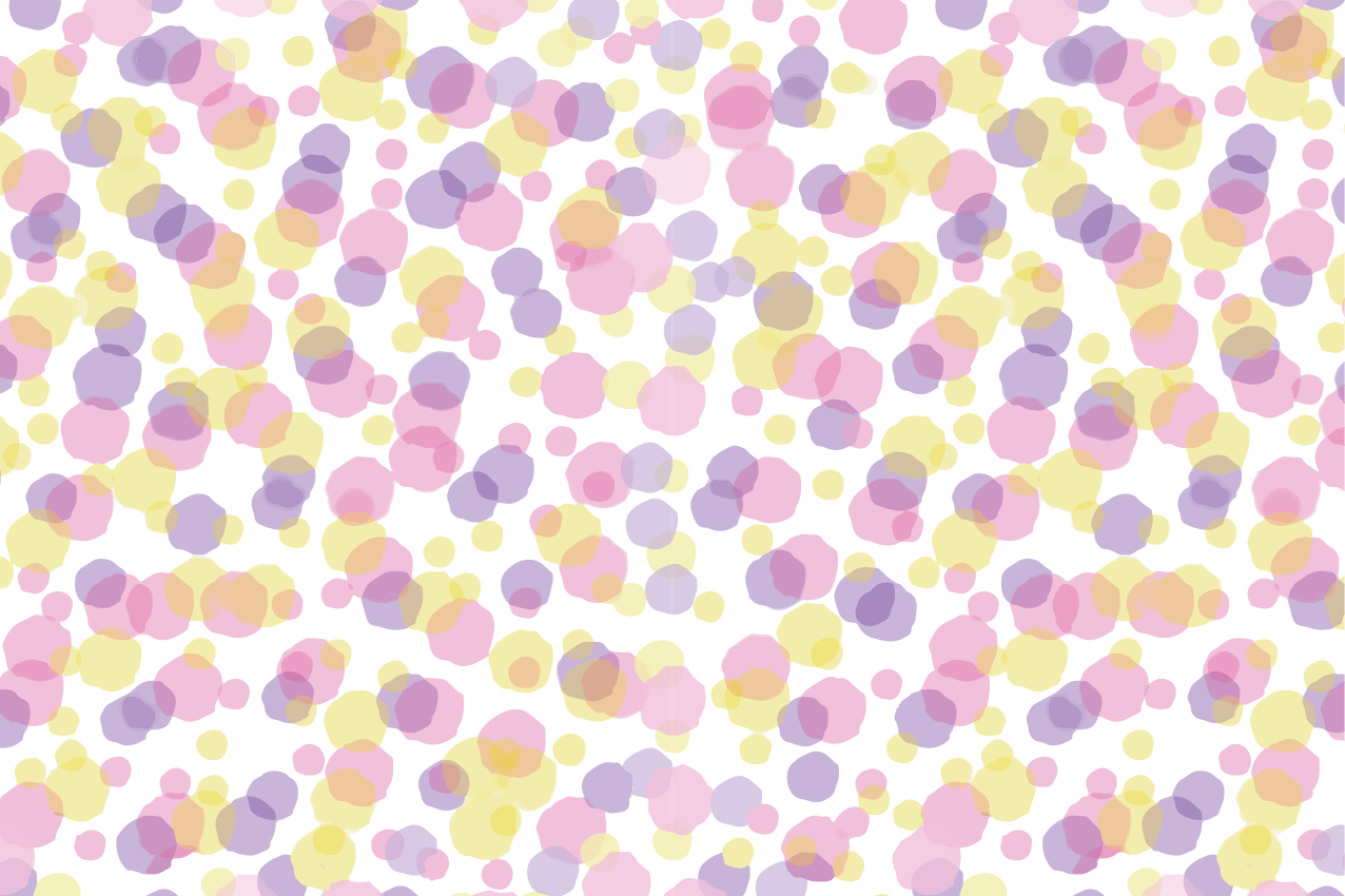 Tischset textur mit bunten abstrakten mustern - TenStickers