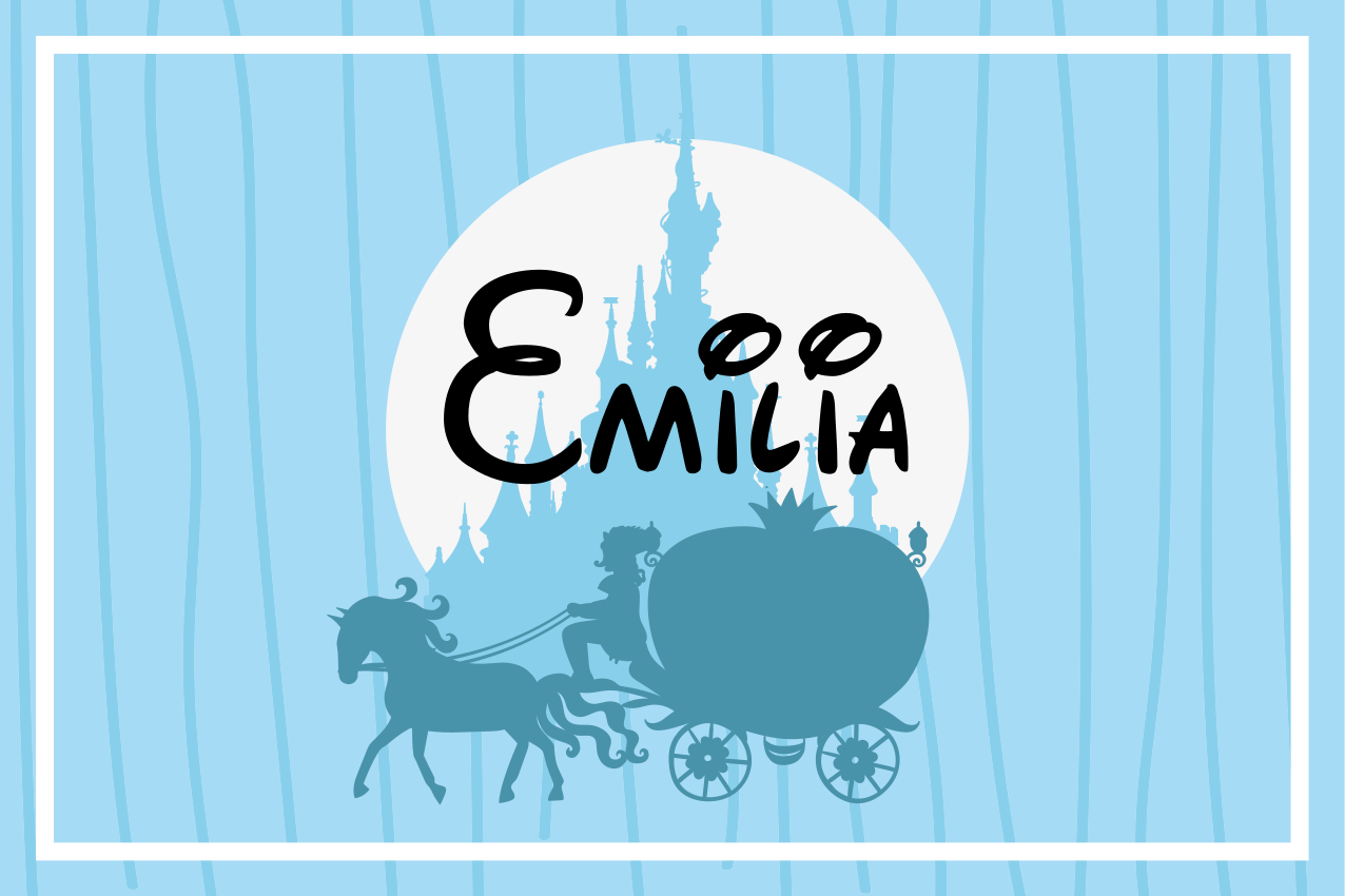 Tischset kinder pferdekutsche - TenStickers