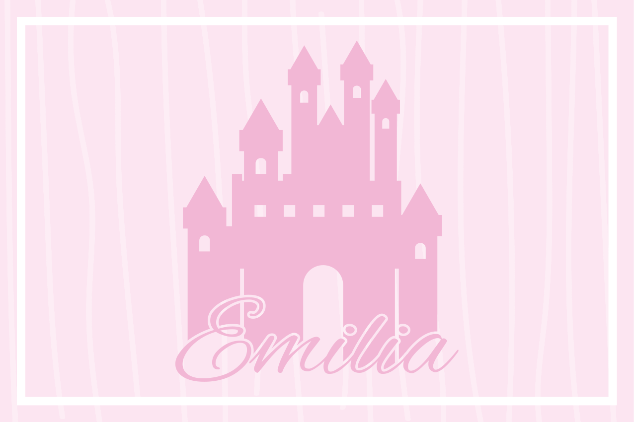 Tischset kinder im design von schlossmotiven - TenStickers