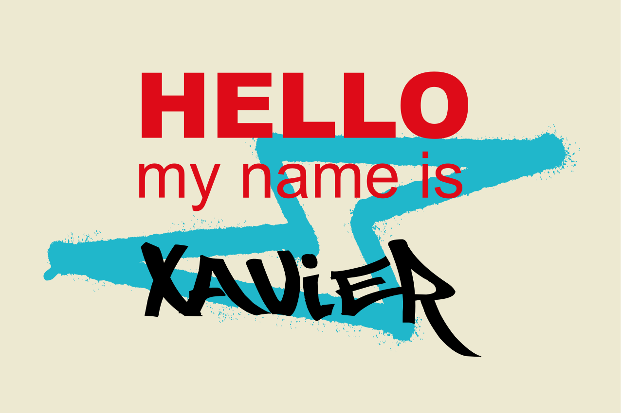 Platzset spruch mit persönlicher namensankündigung - TenStickers