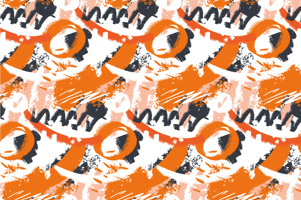 Tischset textur mit abstraktem buntem muster - TenStickers