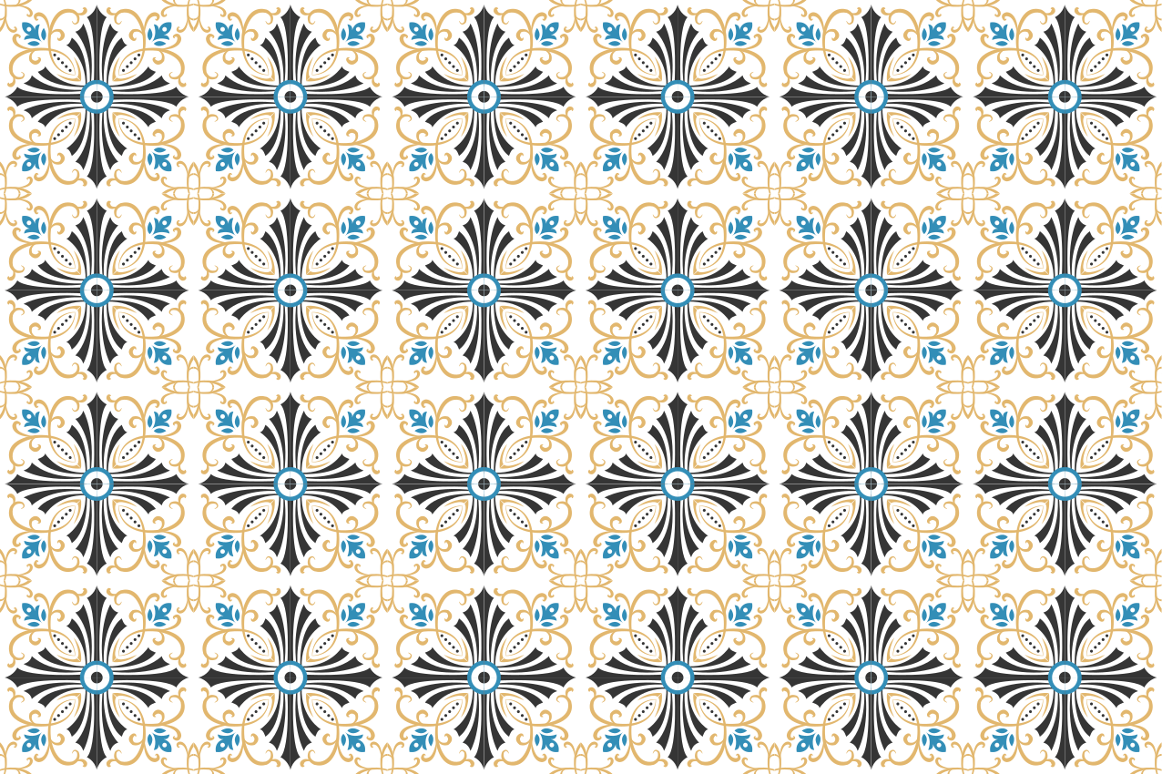 Tischsets originell schalen in lebhaftem rot - TenStickers