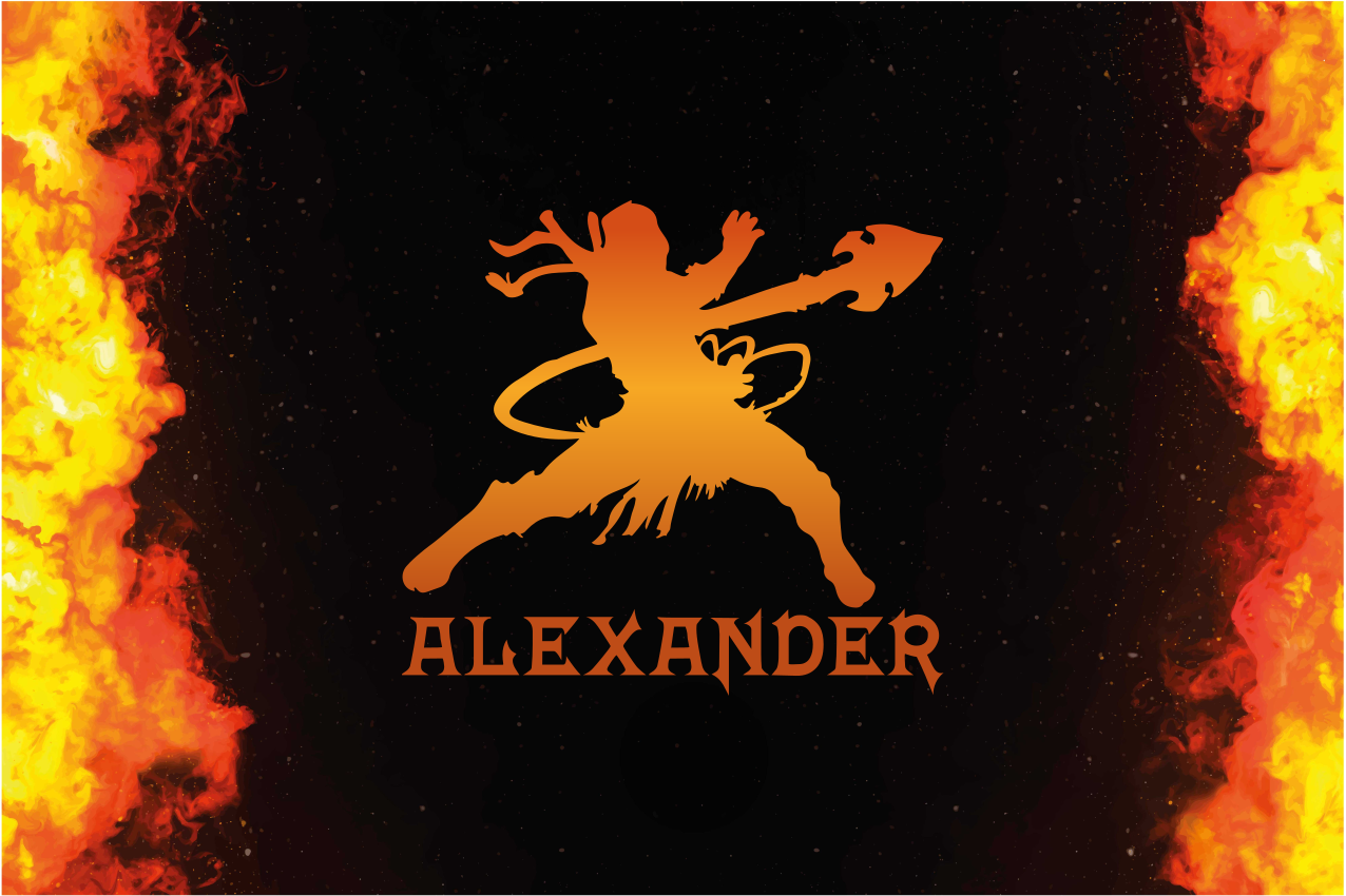 Tischsets originell krieger-silhouette - TenStickers