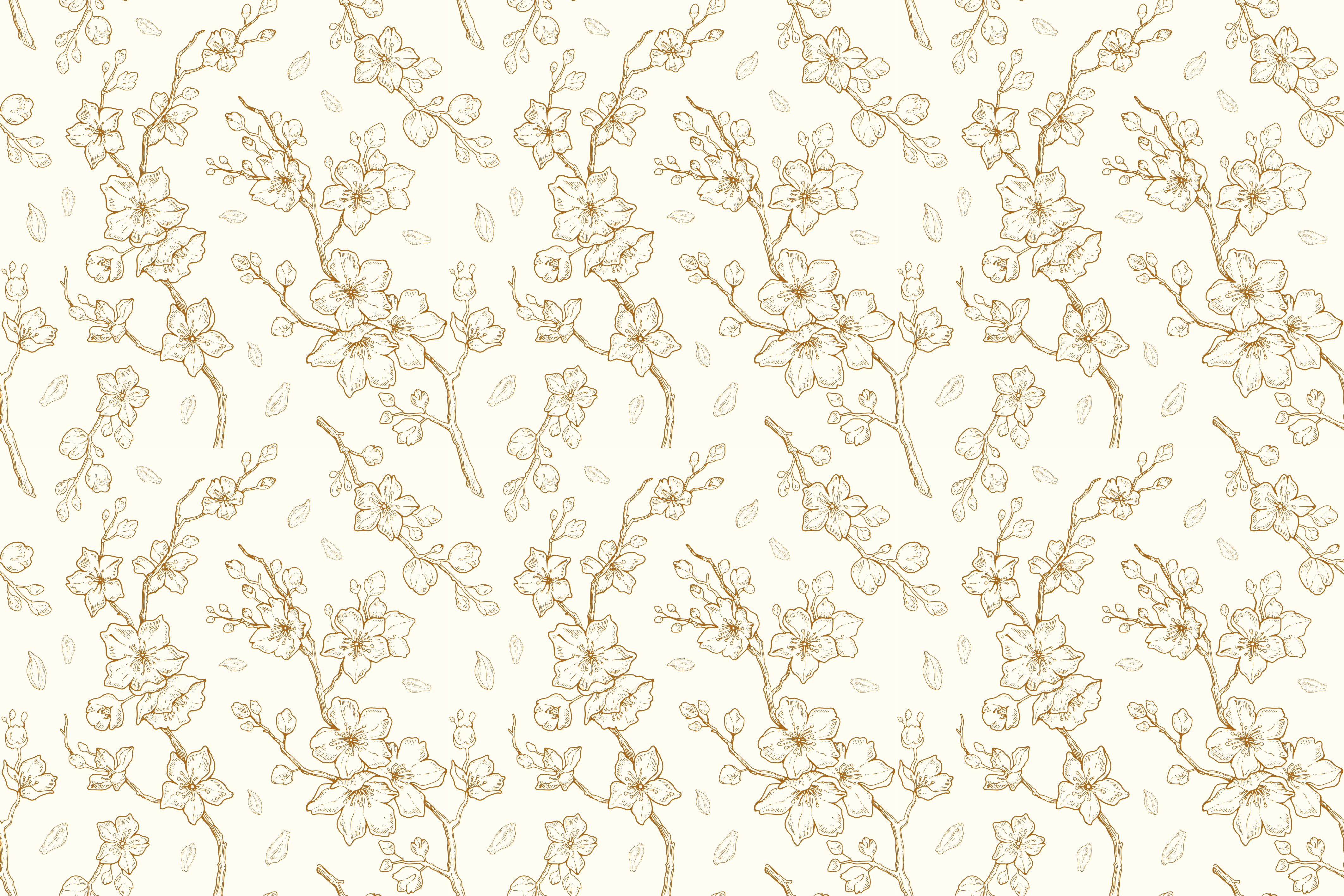 Tischset textur florale motive eleganz - TenStickers
