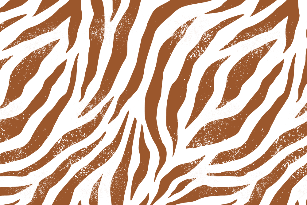 Tischset textur mit zebra-muster tischdecke - TenStickers