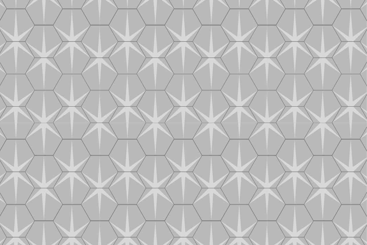 Tischset textur mit hexagonalem sternenmuster - TenStickers