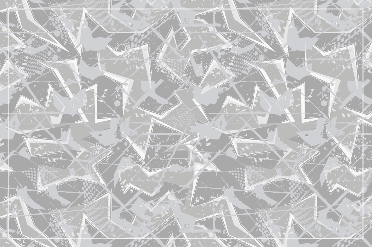 Tischset textur mit abstrakten geometrischen formen - TenStickers