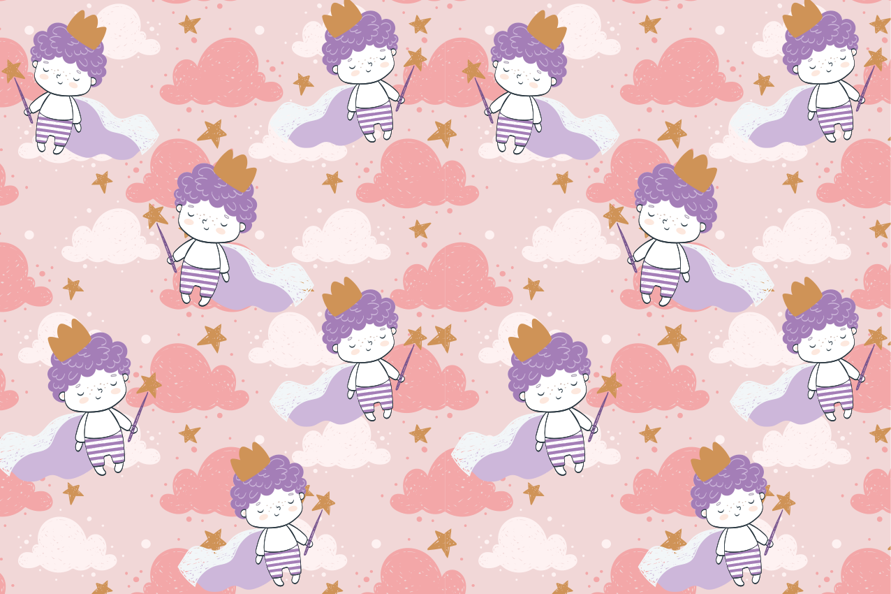 Tischset kinder mit niedlichen animationsfiguren - TenStickers