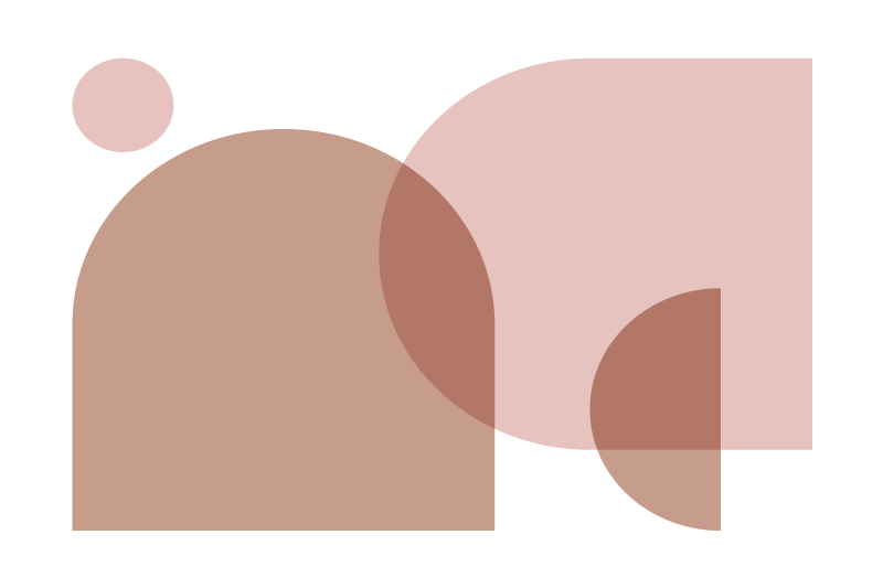 Tischset modern mit zeitgenössischen geometrischen formen - TenStickers