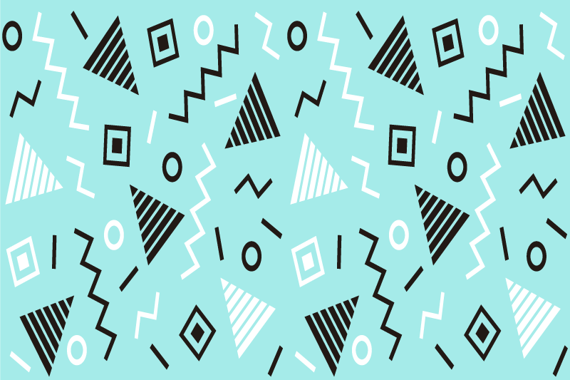 Tischset modern kollektion geometrischer muster - TenStickers