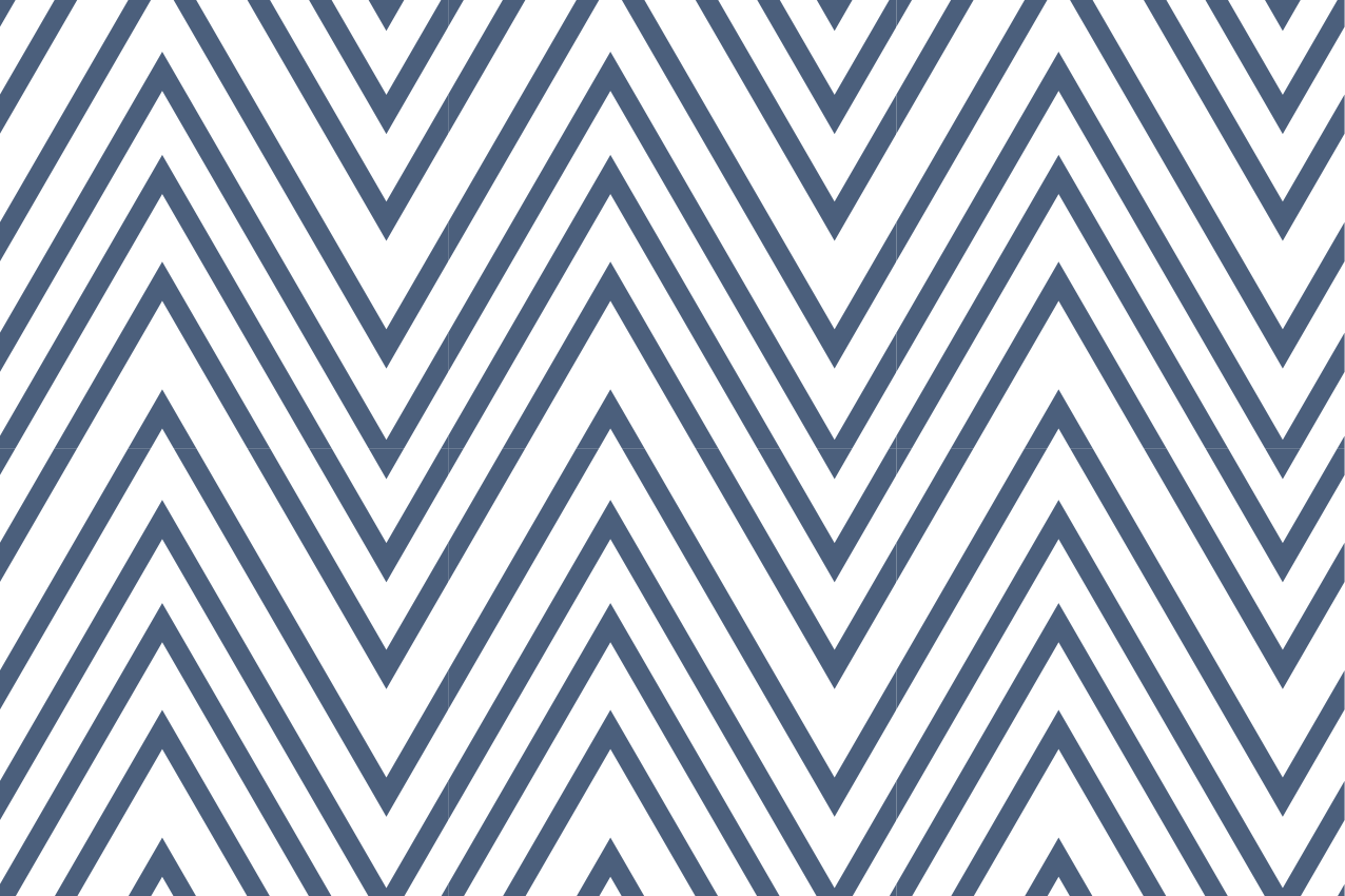 Tischset modern mit elegantem chevron-muster - TenStickers