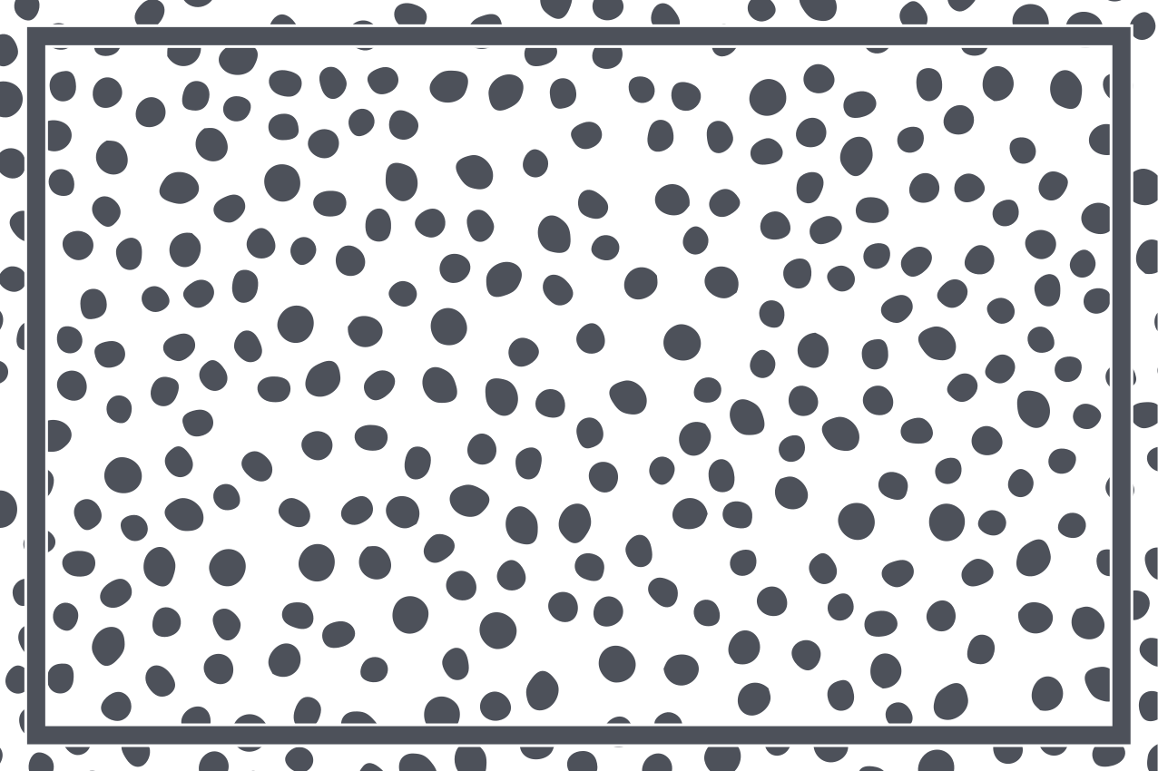 Tischset textur im polka dot stil - TenStickers
