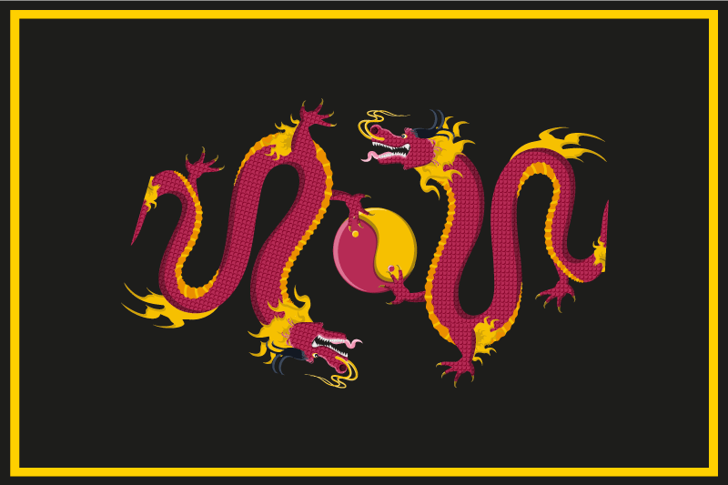 Tischsets originell mit drachenmuster - TenStickers