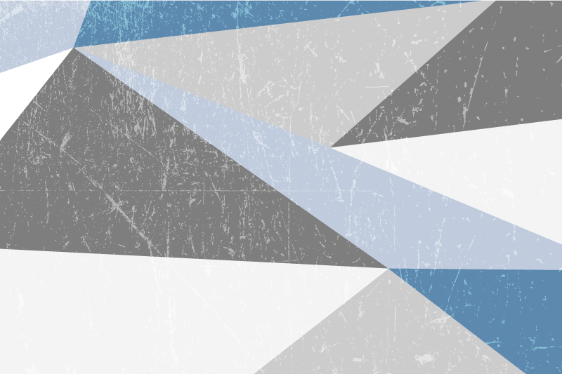 Tischset modern mit geometrischen winkelmuster - TenStickers