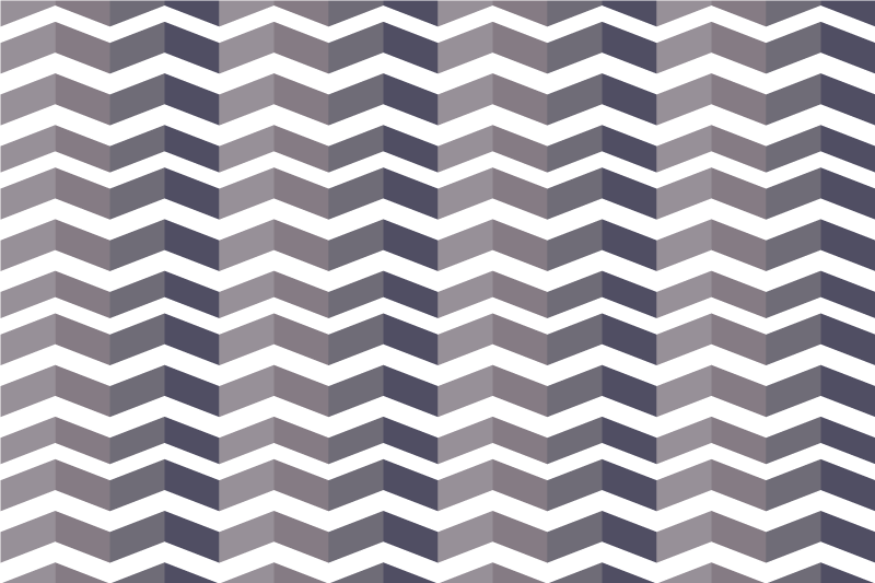 Tischset textur im chevron-muster design - TenStickers