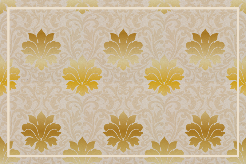 Tischset textur mit elegantem blumenmuster - TenStickers