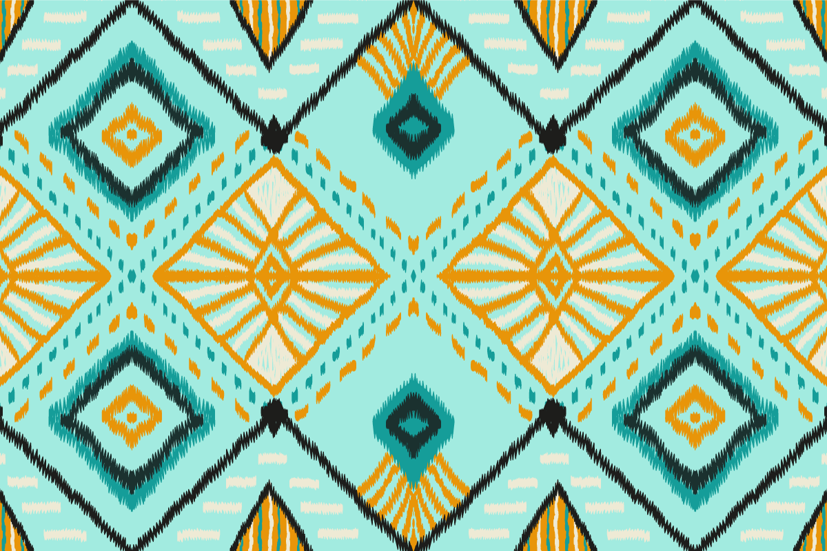 Tischset textur mit abstraktem geometrischen muster - TenStickers