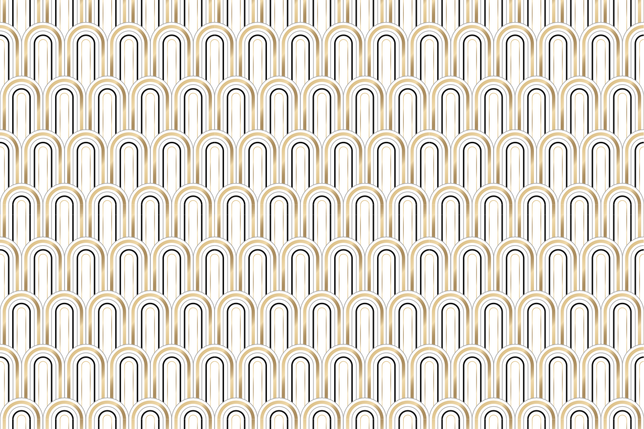 Tischset modern mit geschwungenen linienmotiven - TenStickers