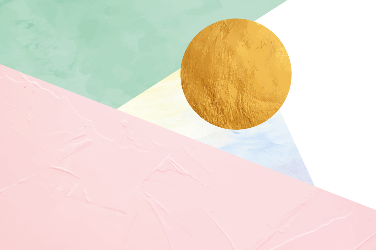 Tischset modern mit strukturierten geometrischen formen - TenStickers