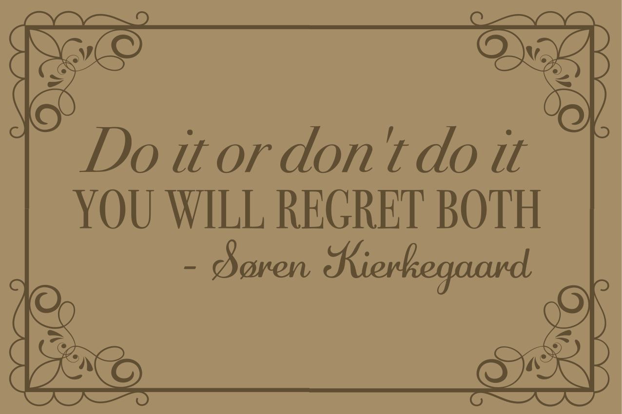 Platzset spruch mit inspirierendem zitat - TenStickers