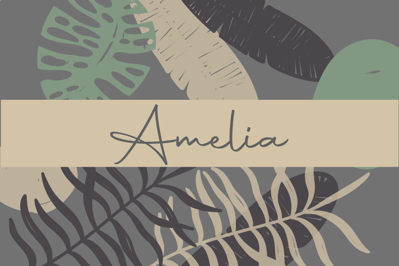 Platzdeckchen modern Dschungel im "boho"-stil - TenStickers