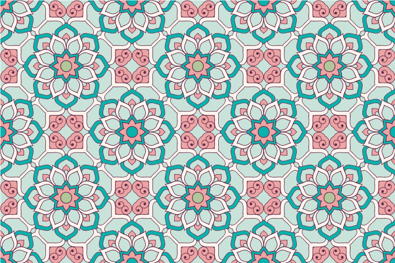 Tischsets originell im floralen illustrationsstil - TenStickers