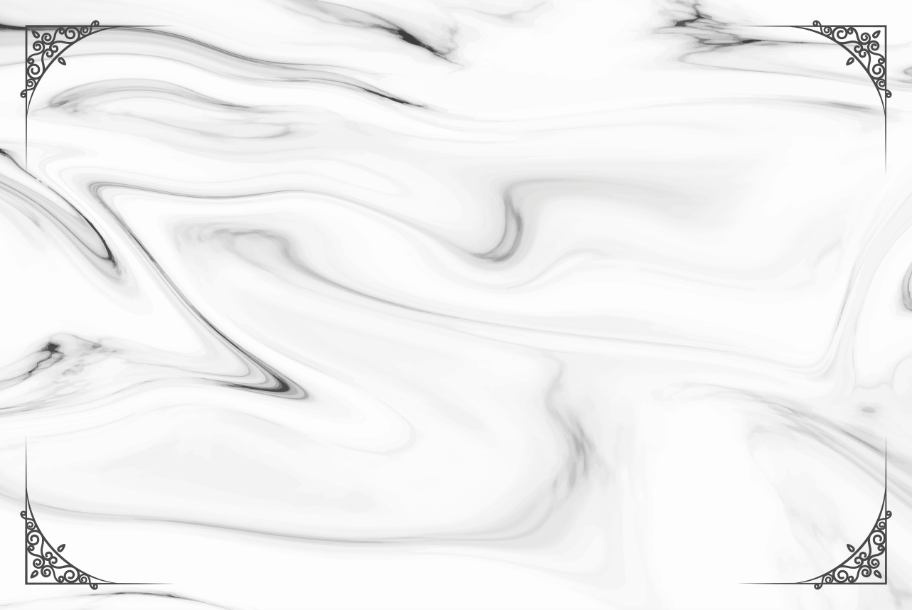 Tischset modern weißer Marmor - TenStickers