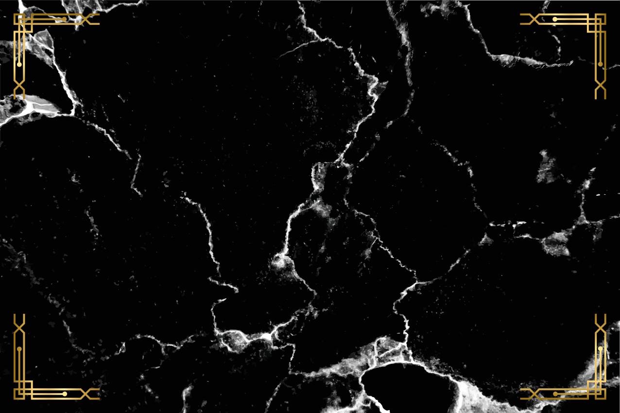 Platzdeckchen modern schwarzer Marmor - TenStickers