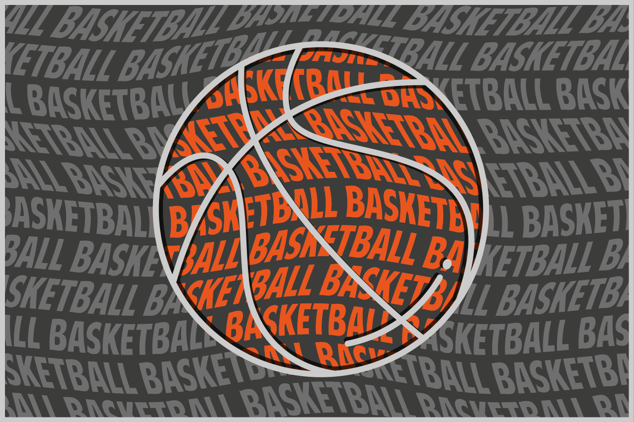 Tischsets originell Basketball - TenStickers